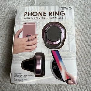 Phone Ring with Magnetic Car Mount